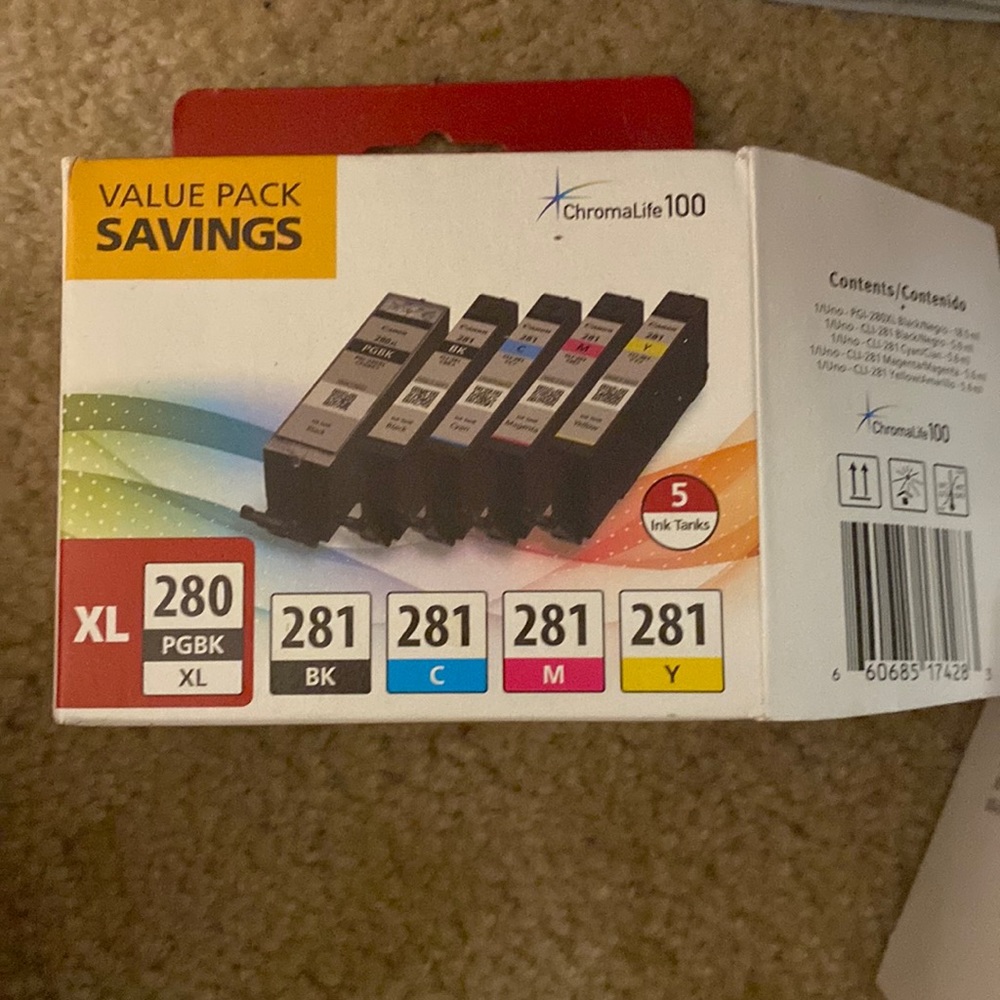 COPY - Canon pixma ink - unopened